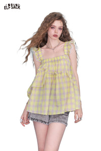 ELFSACK Dash Sleeve Camisole Blouse