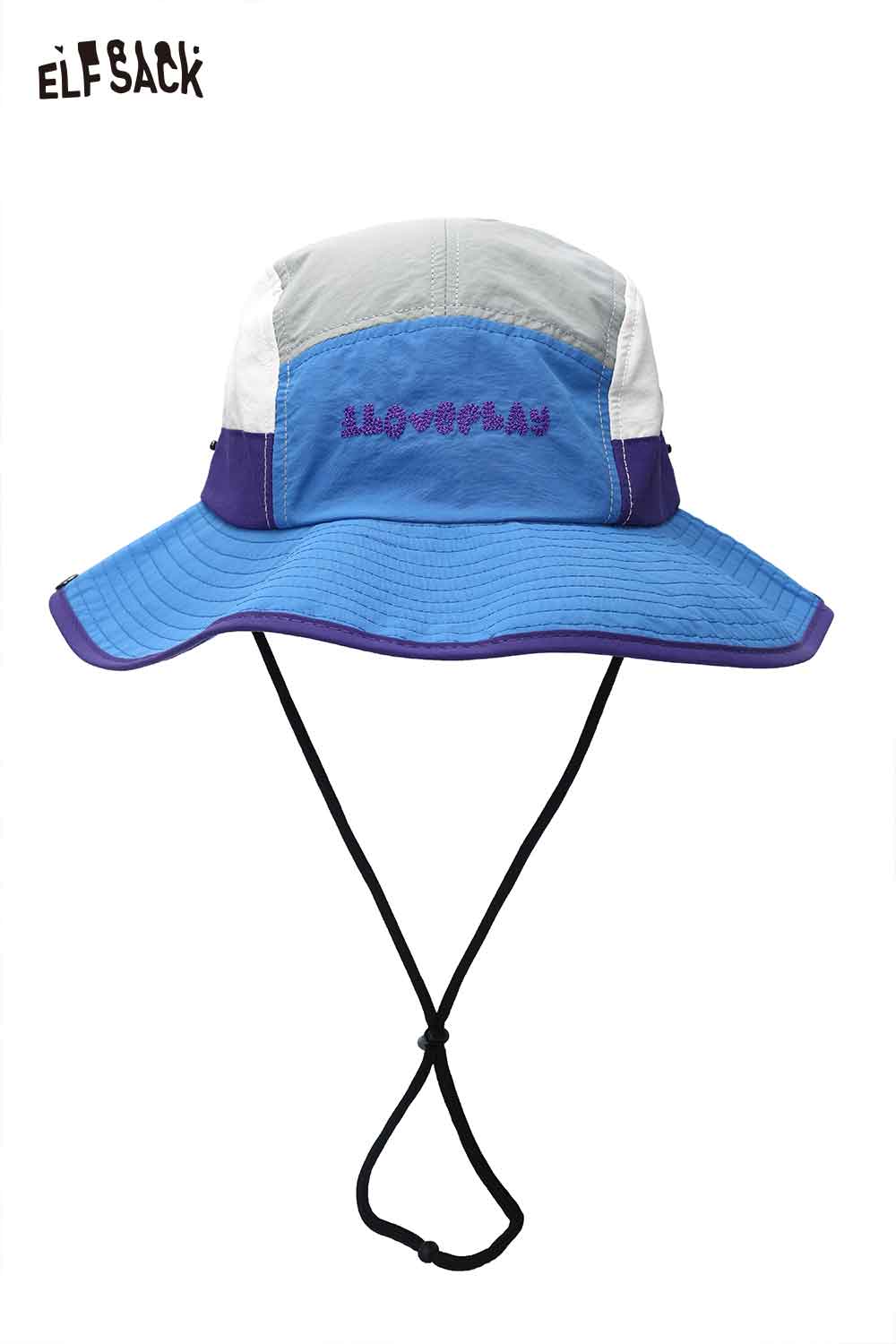 ELFSACK Color Block Wide Brim Sun Hat