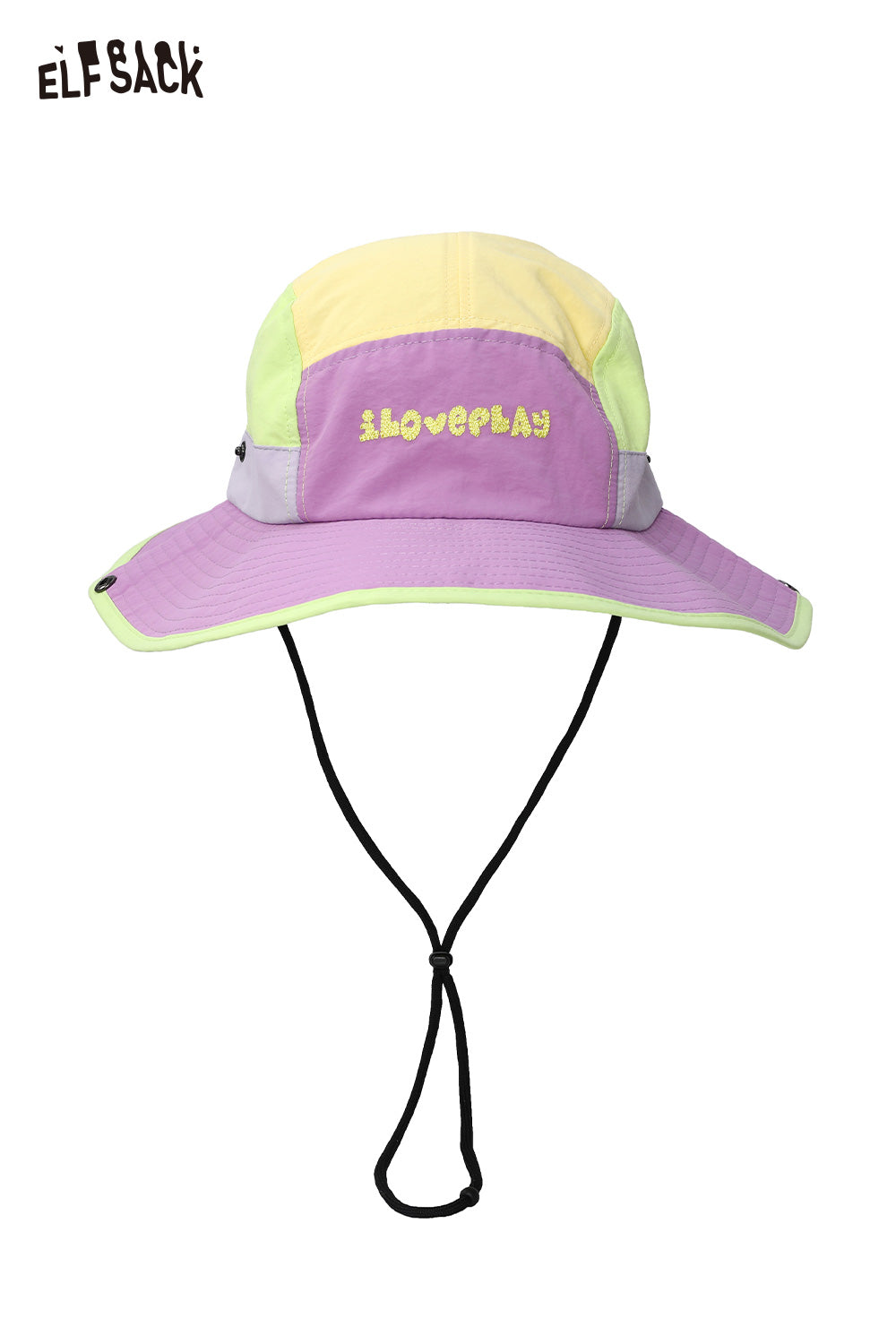 ELFSACK Color Block Wide Brim Sun Hat