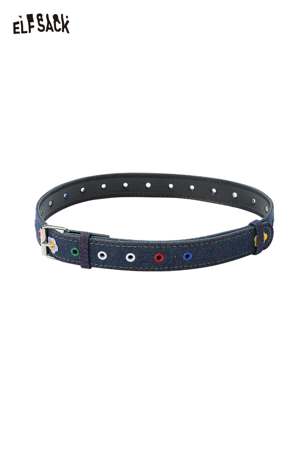 ELFSACK Colorful Floral Decorated Playful Belt