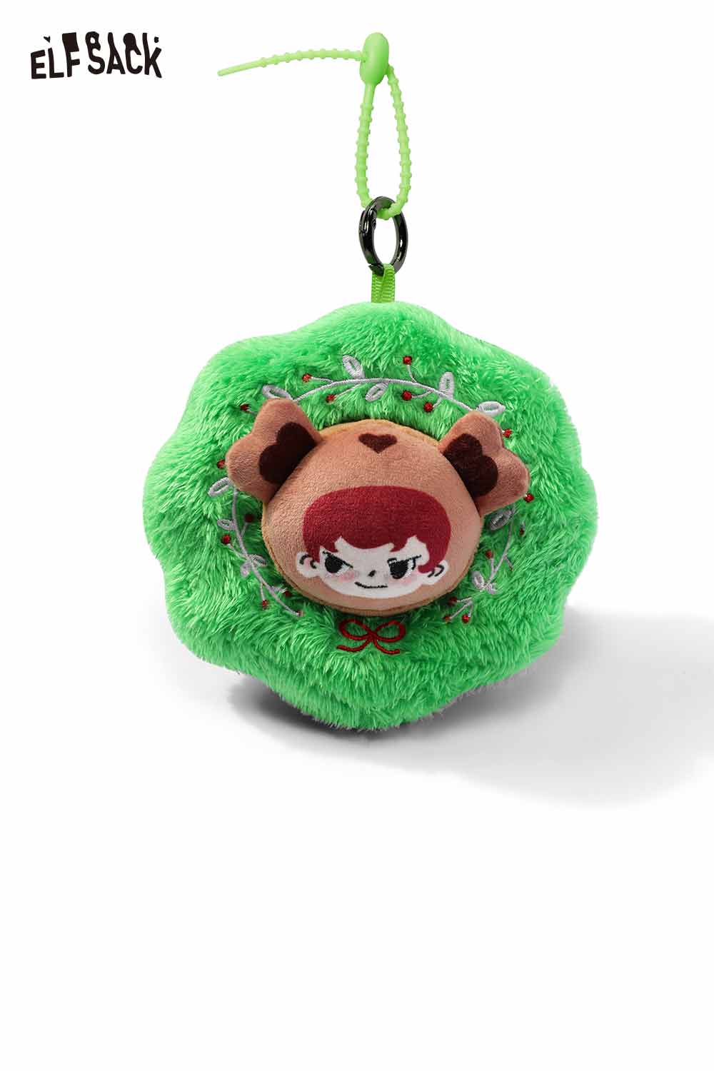 ELFSACK Cute Girly Floral Wreath Plush Doll