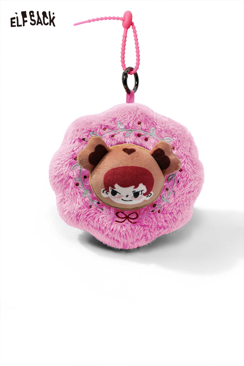 ELFSACK Cute Girly Floral Wreath Plush Doll