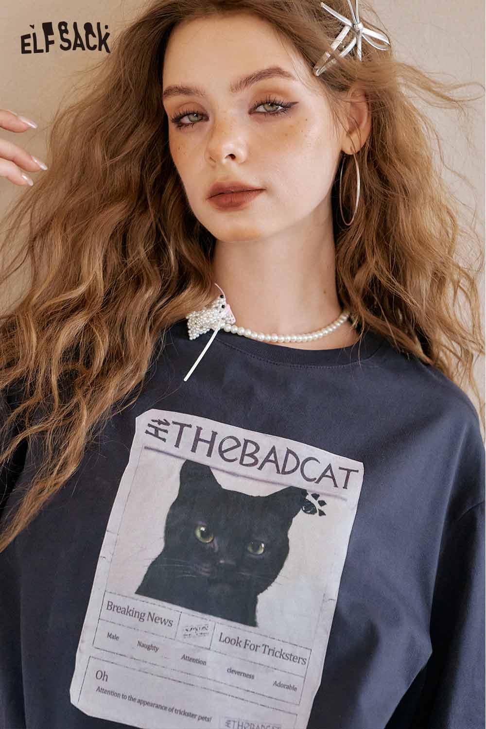 ELFSACK Cute Patchwork T Shirt Dress