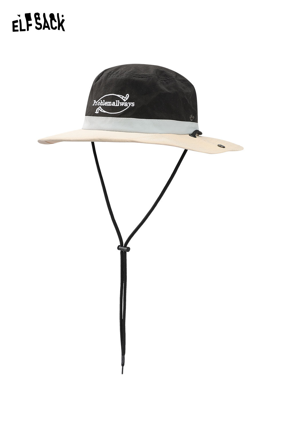 ELFSACK Dopamine Outdoor Climbing Hat Color Block Sun Protection Bucket Hat