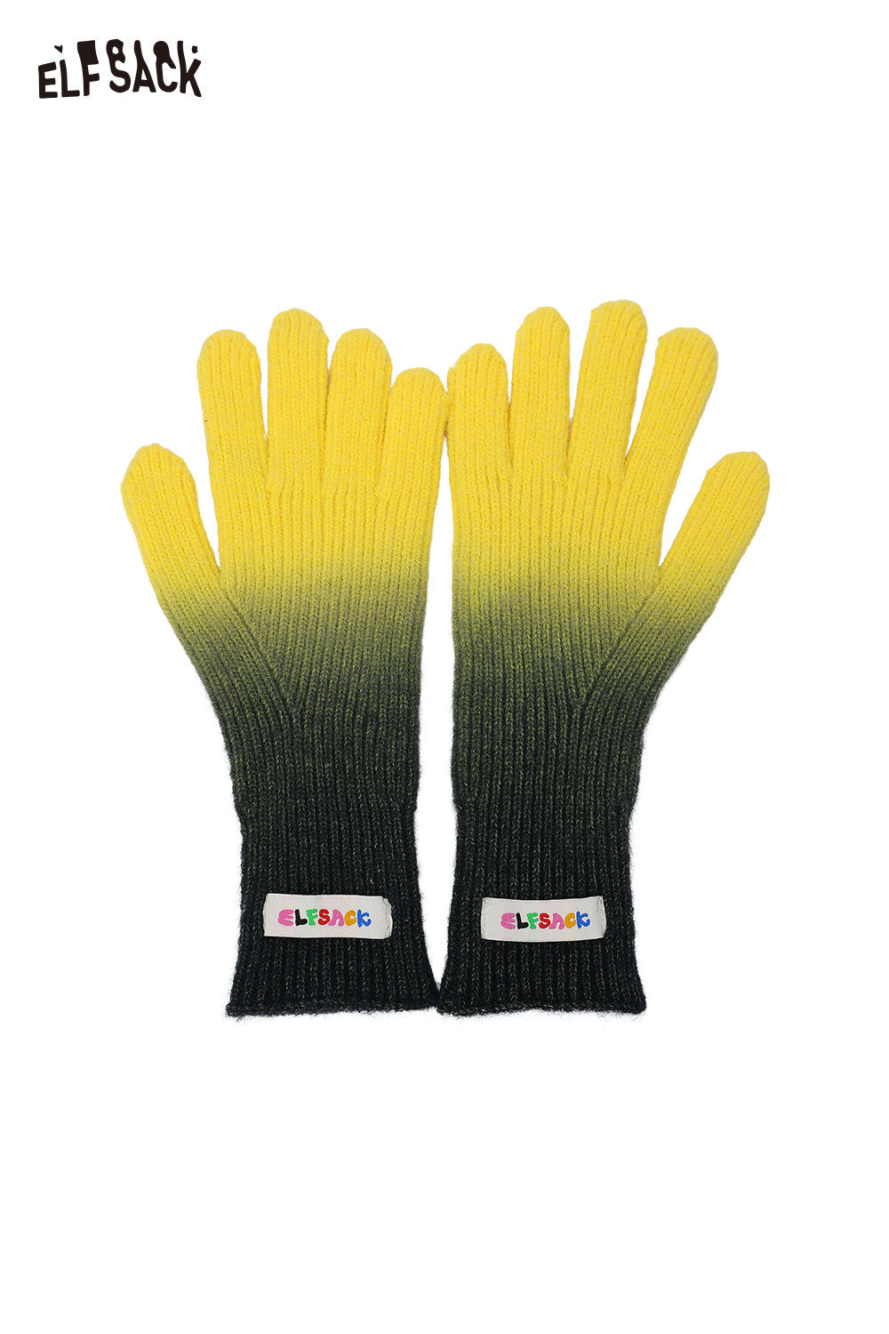 ELFSACK Gradient-colored Rubber-coated Casual Gloves