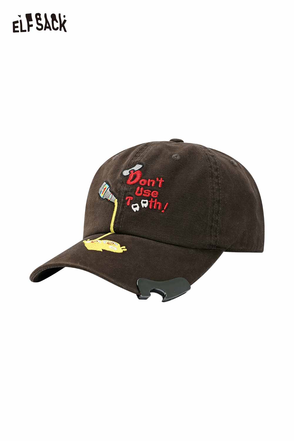 ELFSACK Embroidered Washed Baseball Cap