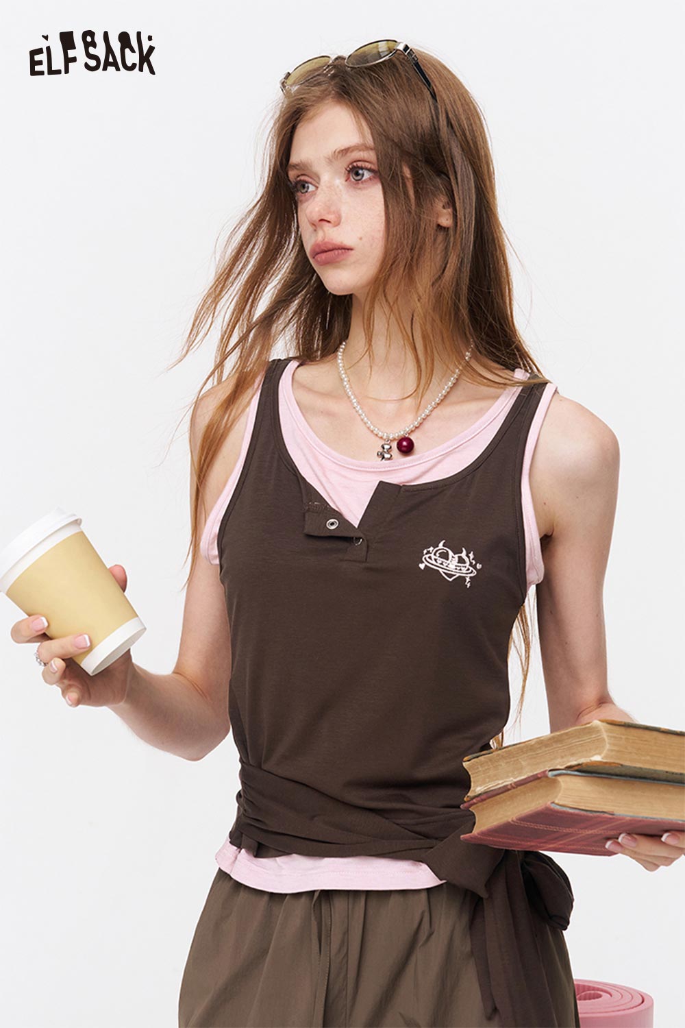 ELFSACK Fake Two-Piece Tank