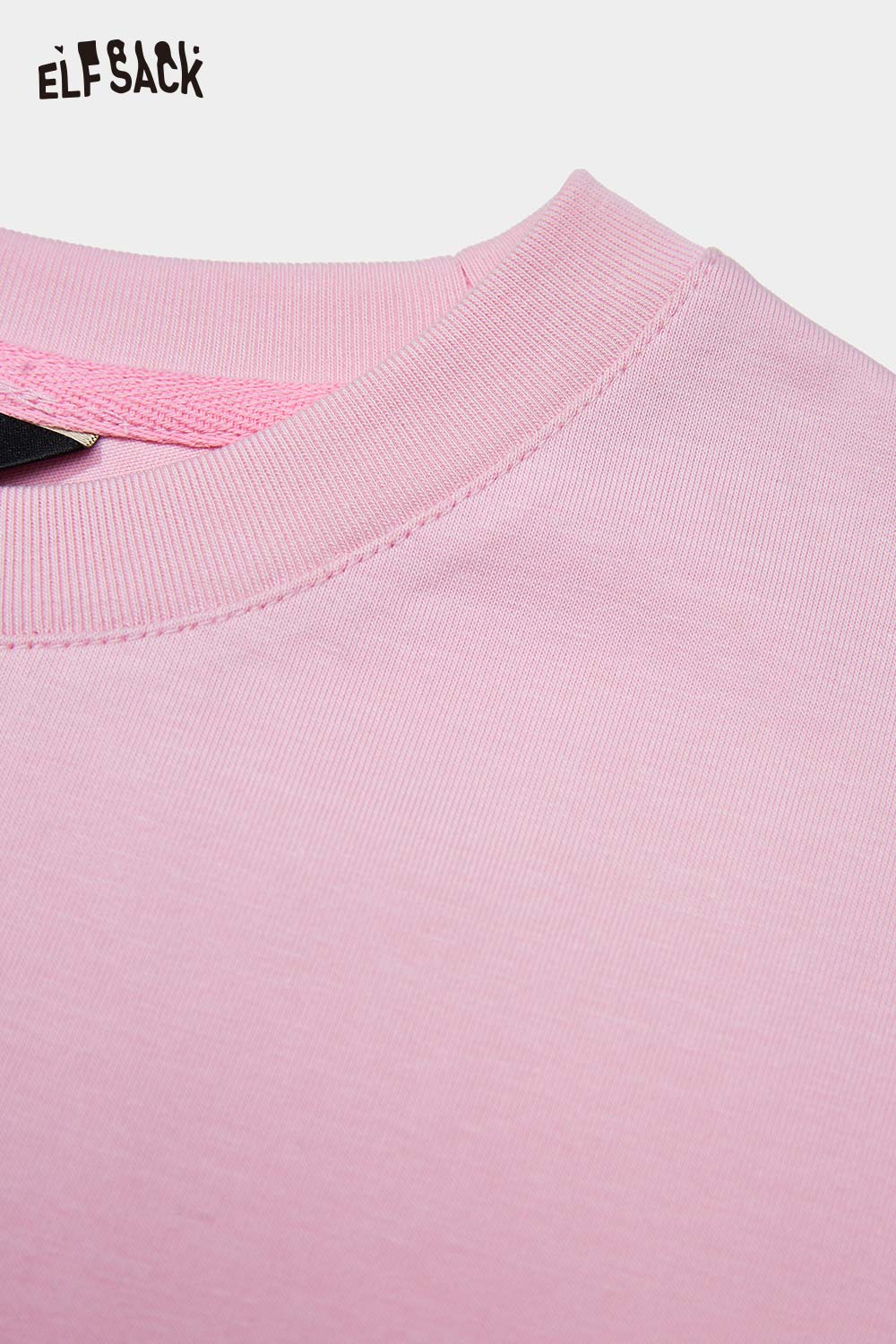 ELFSACK Soft Jersey Vintage Print Relaxed Tee