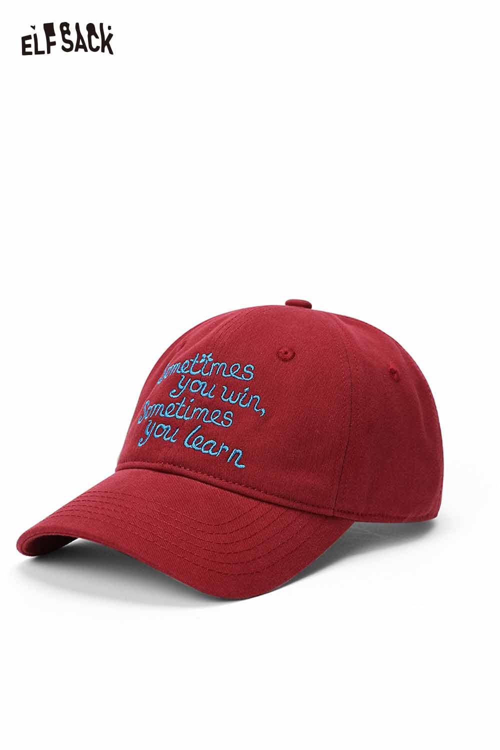 ELFSACK Cotton Baseball Embroidered Lettering Cap