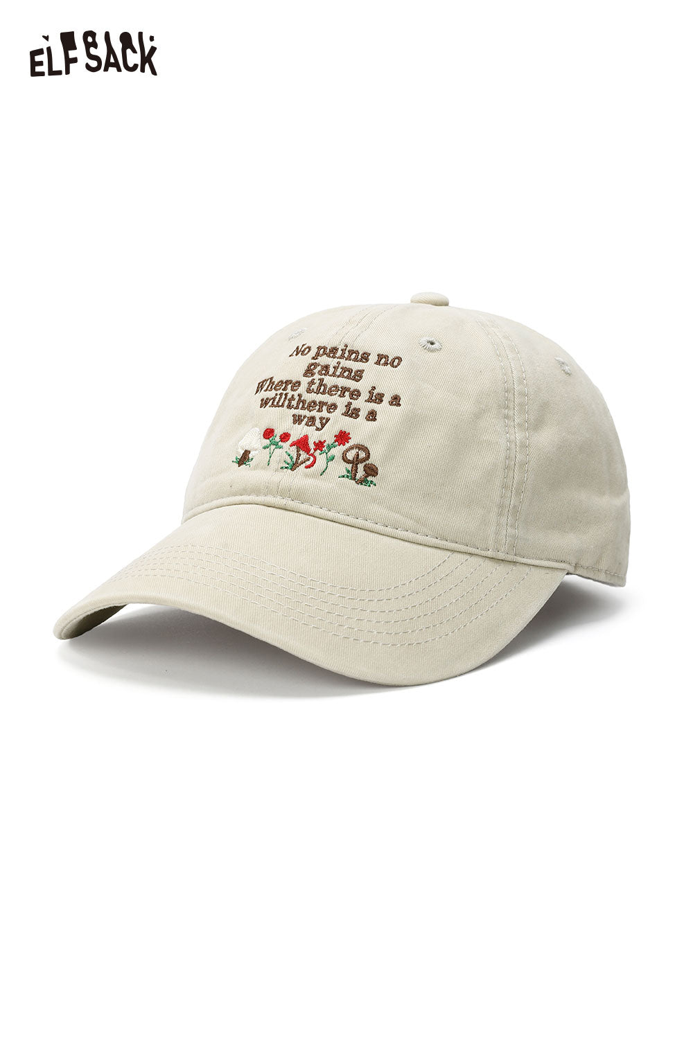 ELFSACK Women's Floral Embroidered Baseball Cap
