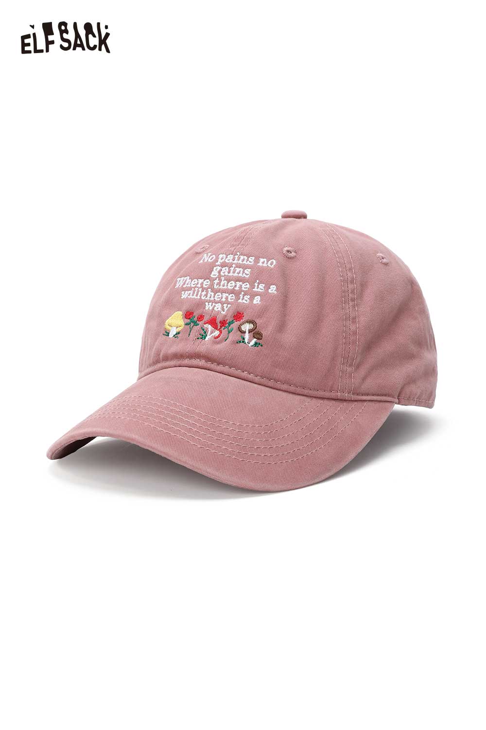 ELFSACK Women's Floral Embroidered Baseball Cap