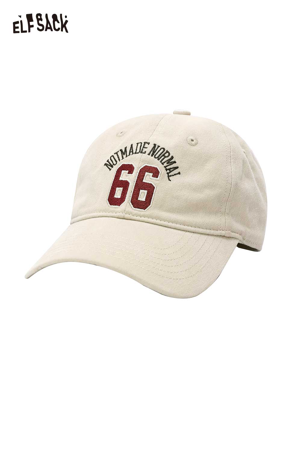 ELFSACK Women's Route 66 Embroidered Baseball Cap