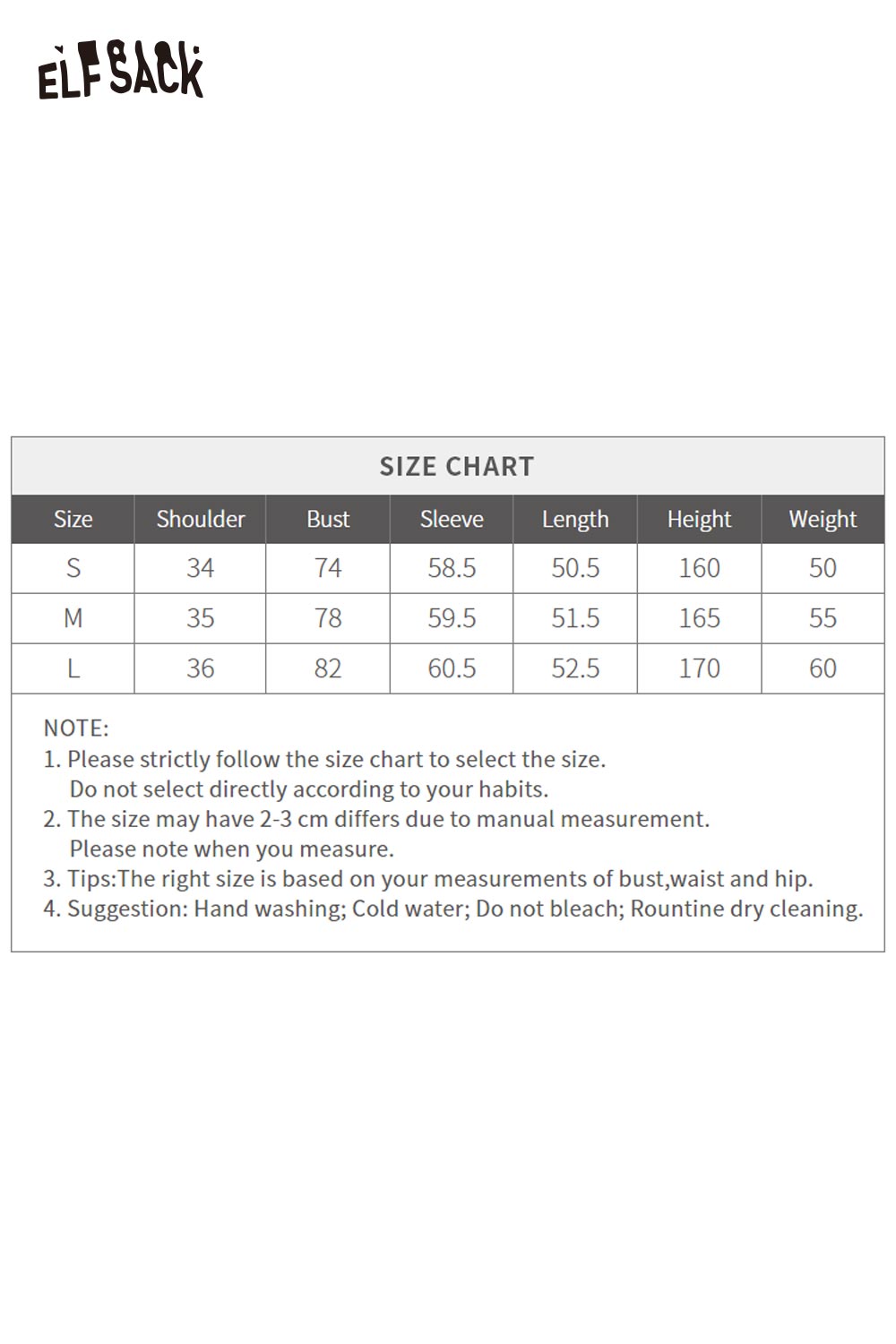 ELFSACK Soft Color Block Mock Layering and V-Neckline Knit Top