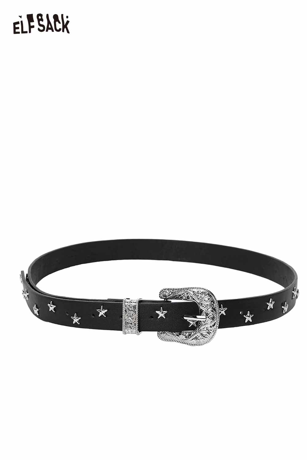 ELFSACK Y2K Star Belt Personality Versatile Fashion Waistband